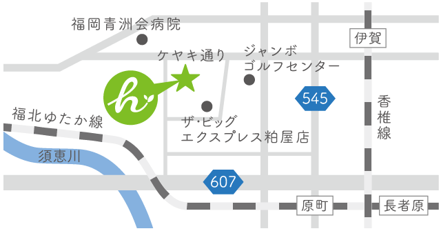 はるのね内科ハートクリニックの地図